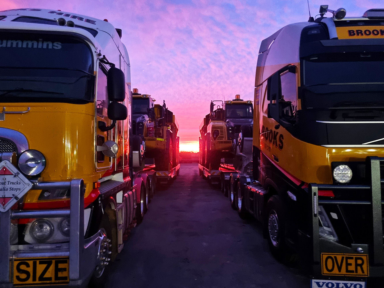 ON THE ROAD! Brooks Transport